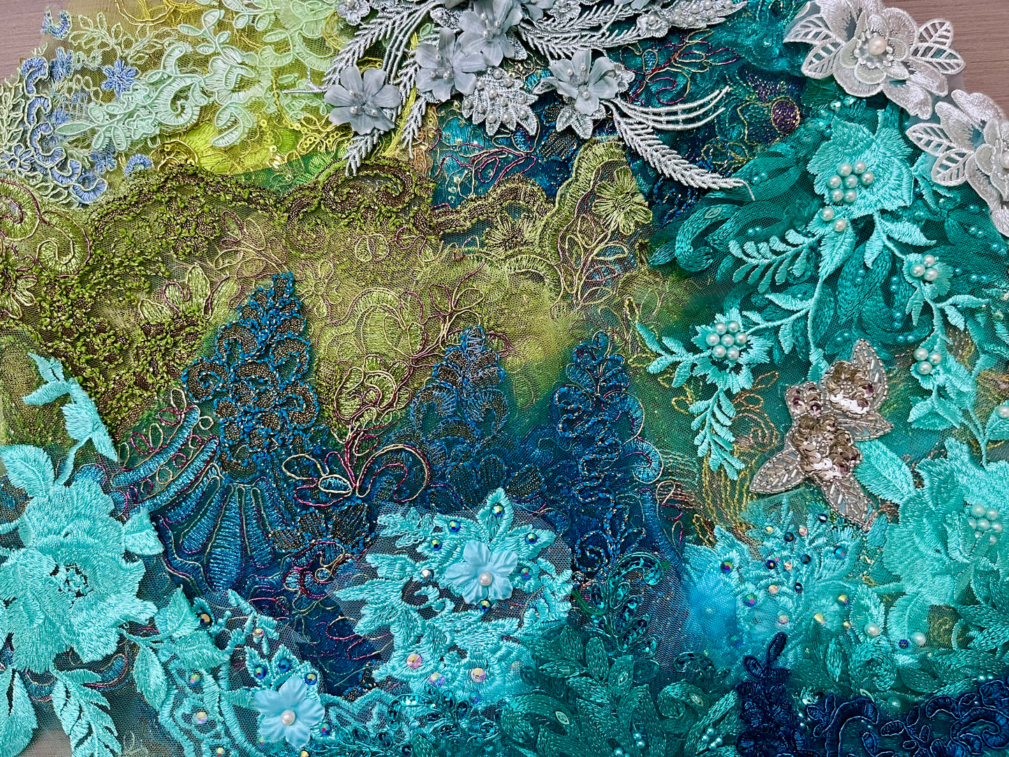 Lace Remnants -Green
