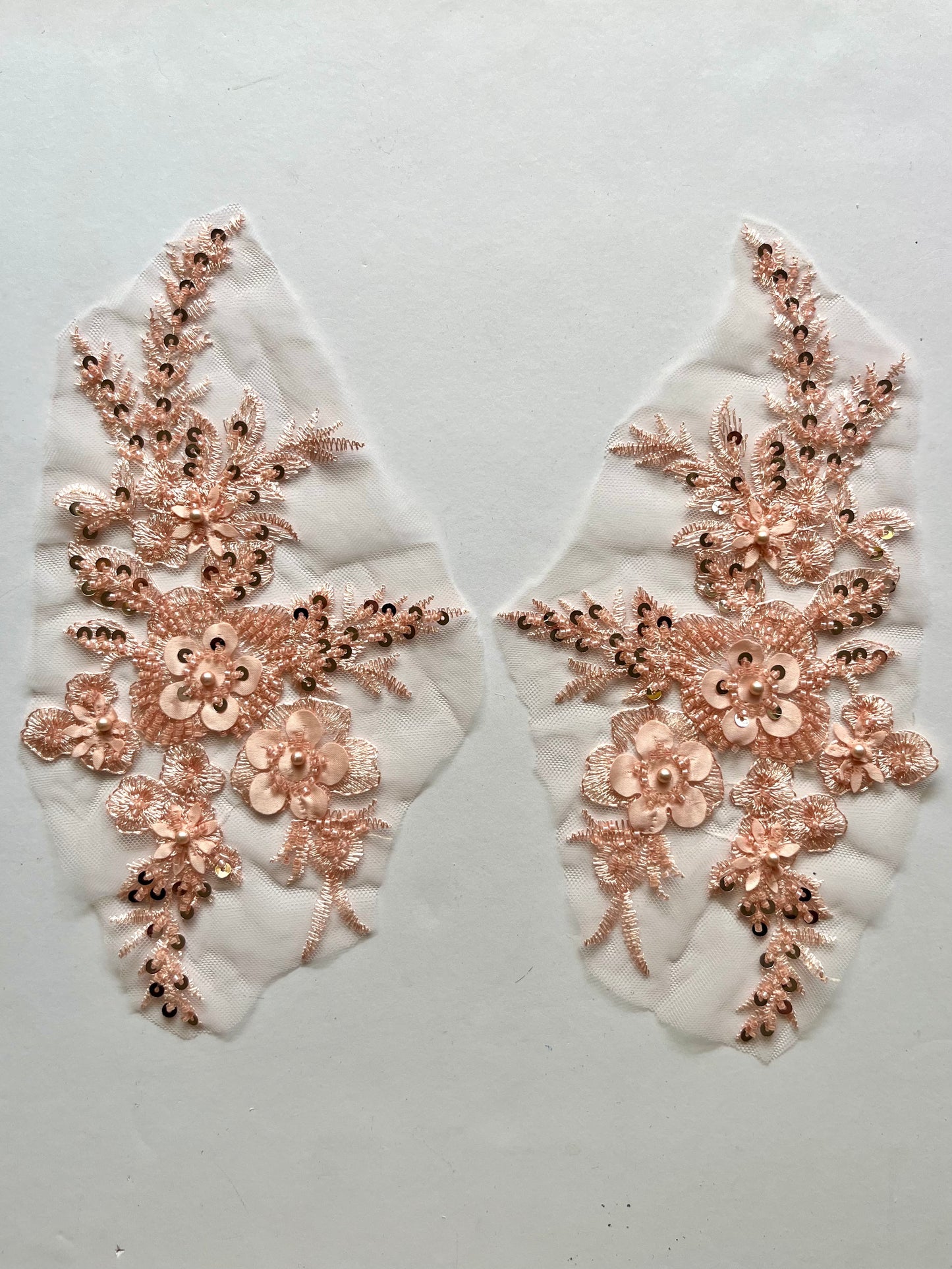 Beaded Appliqué Posy #1 - 3D#