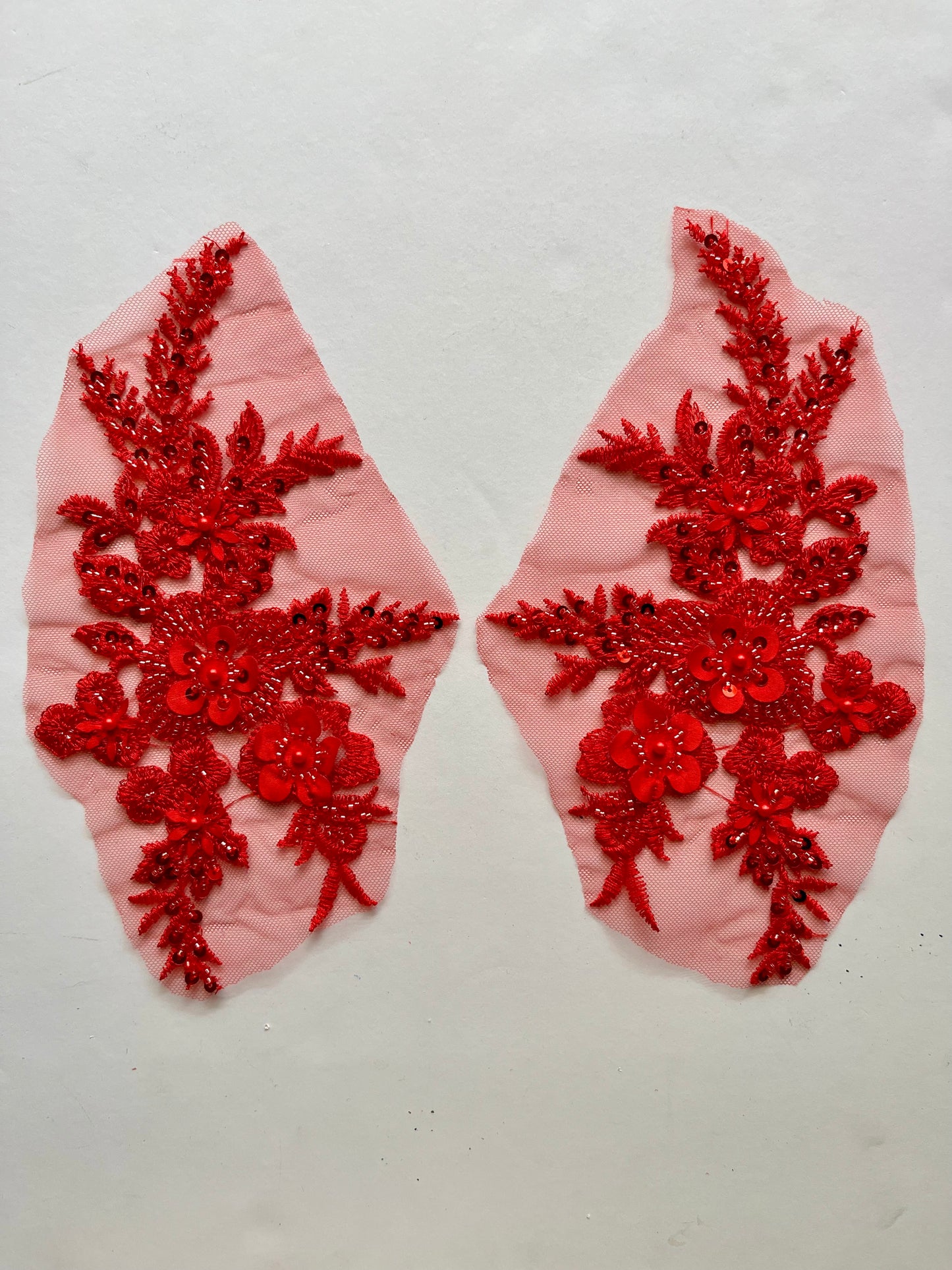 Beaded Appliqué Posy #1 - 3D#