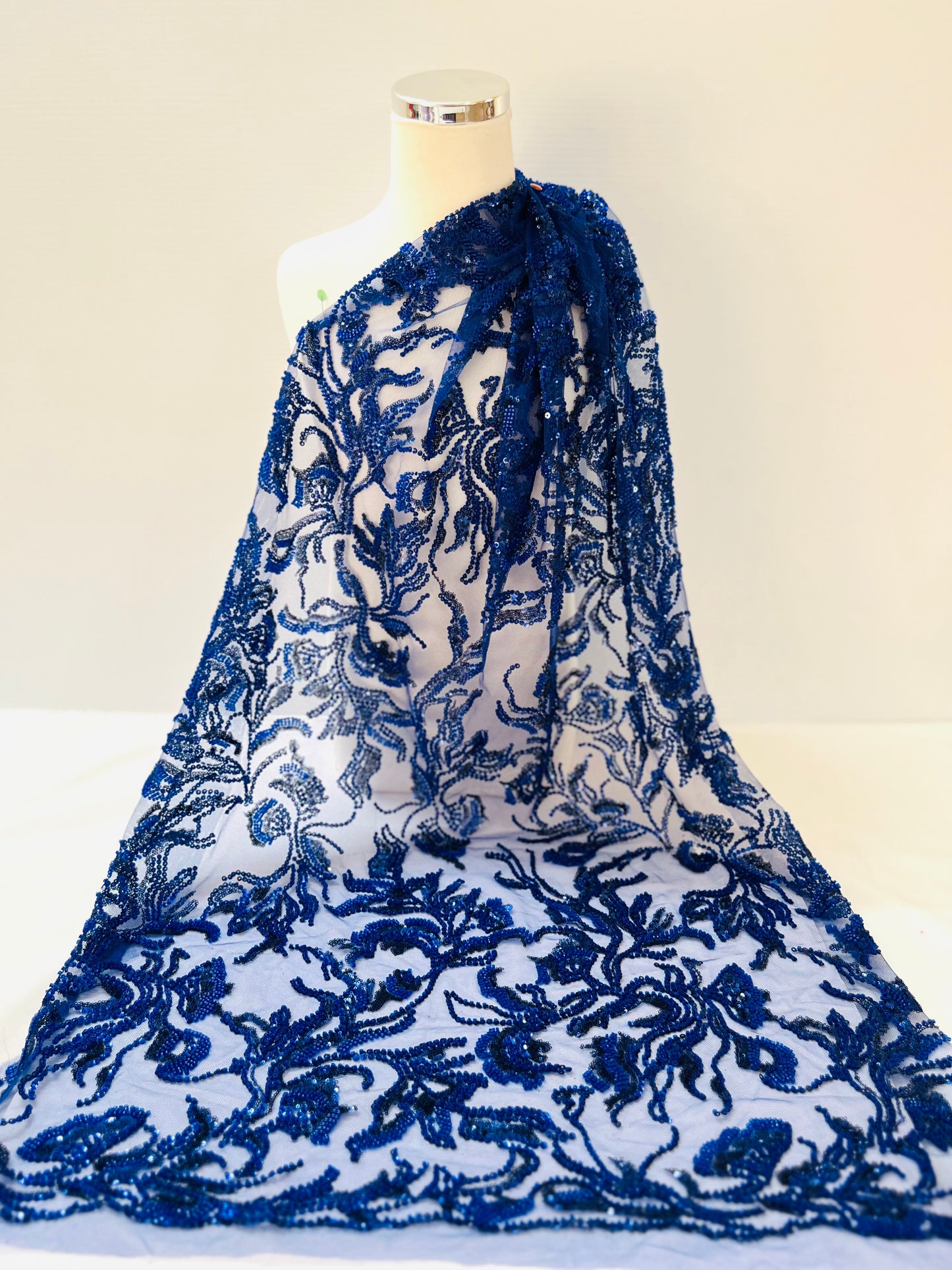 Royal Blue Beaded
