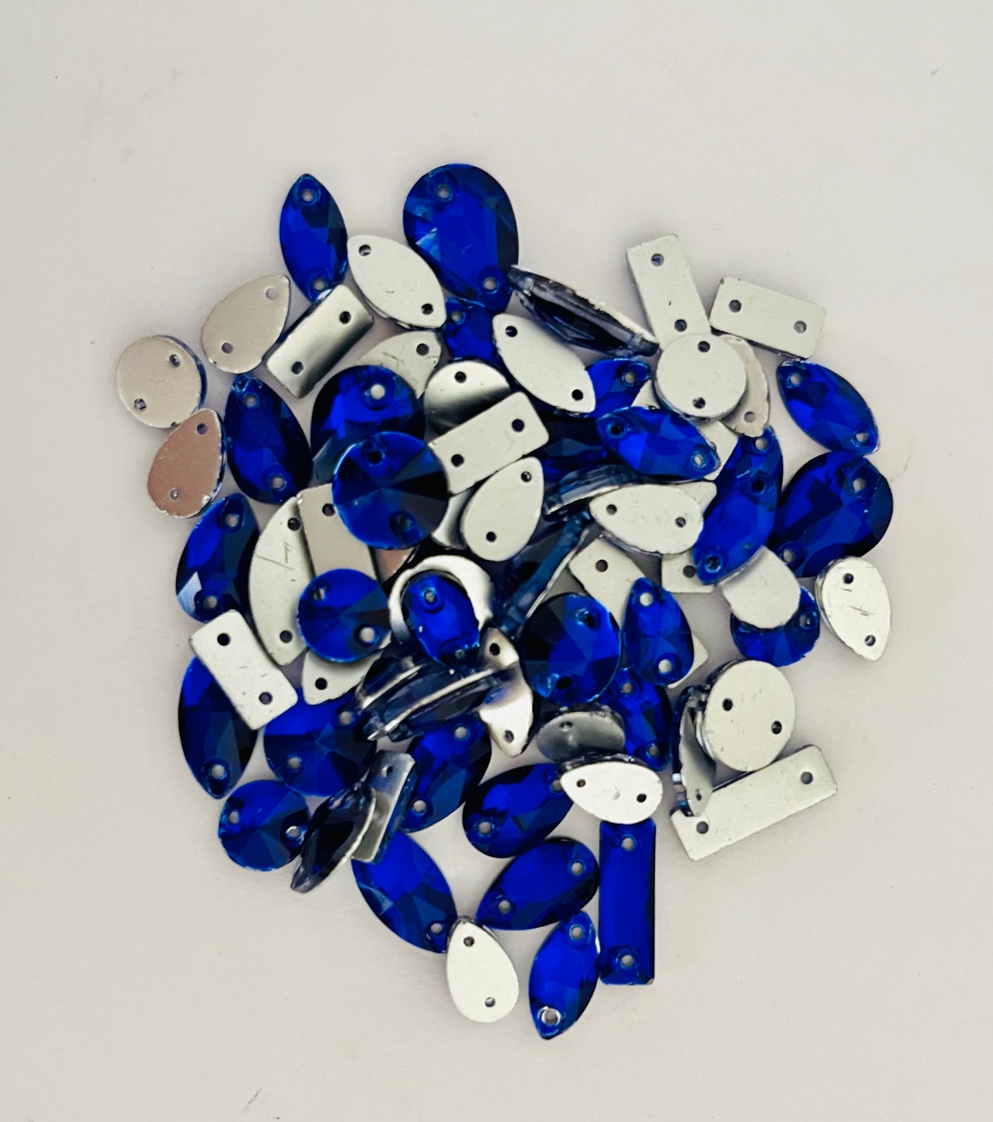 Sapphire - Mixed Glass Shapes