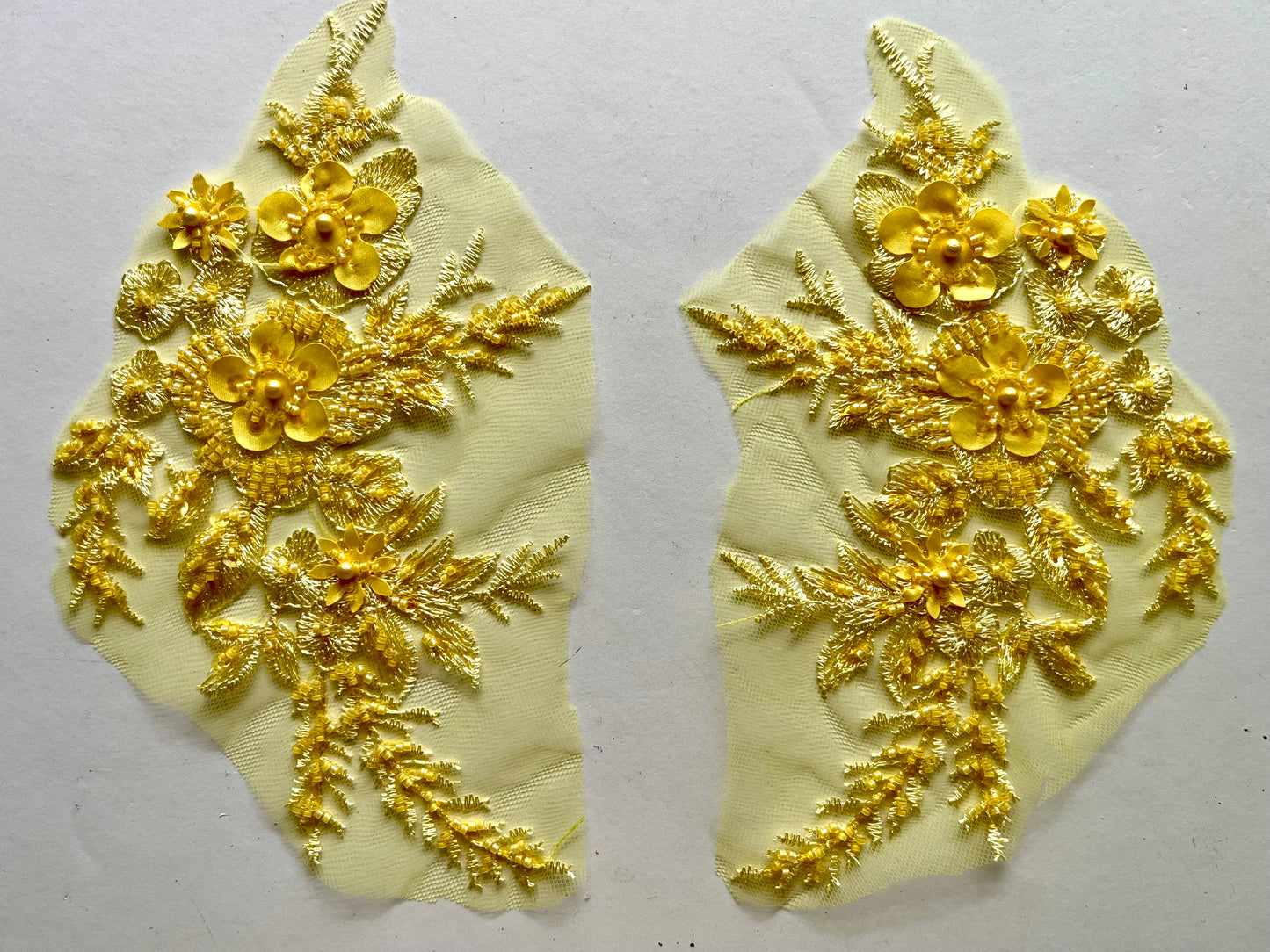 Beaded Appliqué Posy #2 - 3D#
