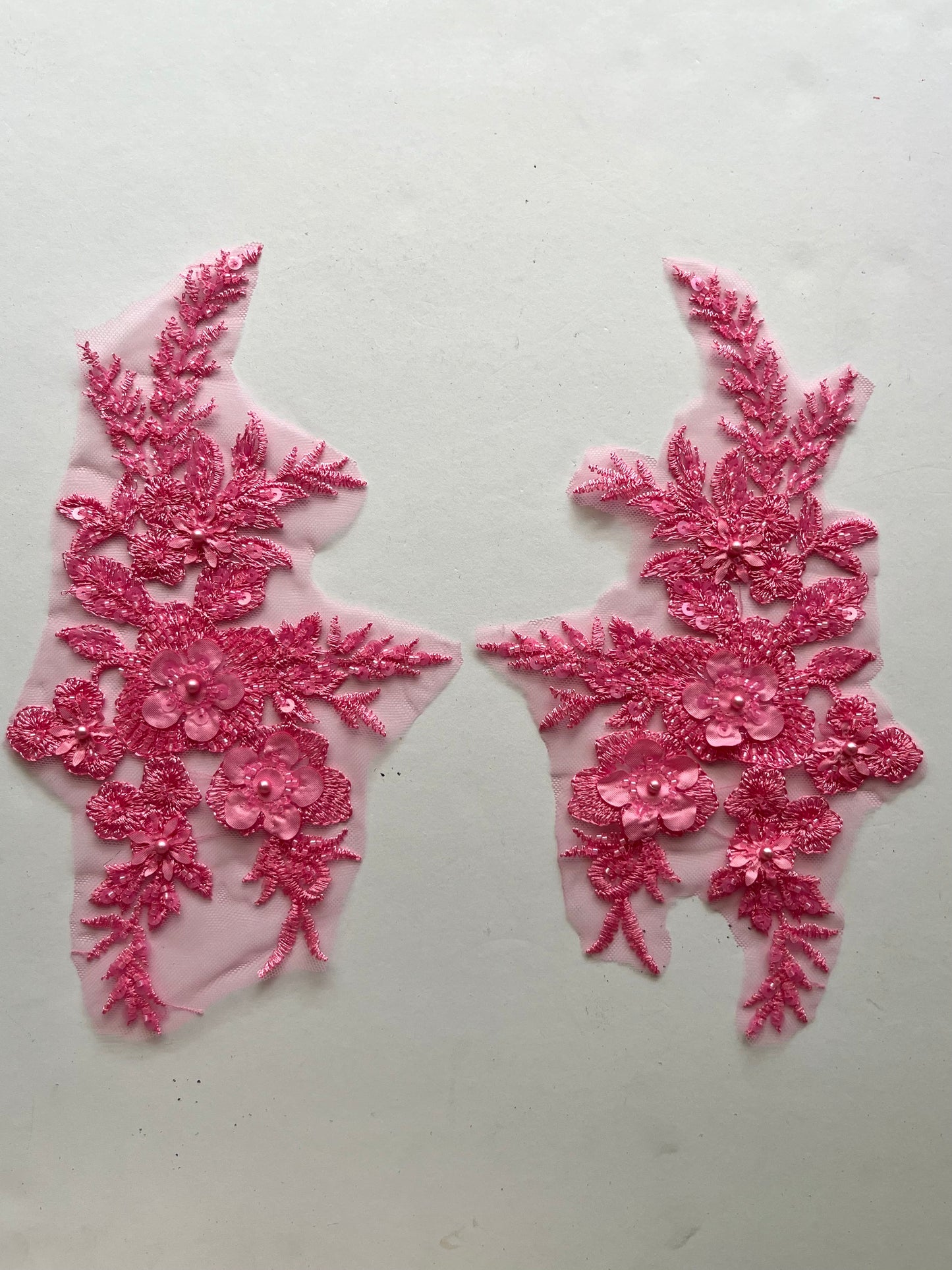 Beaded Appliqué Posy #1 - 3D#
