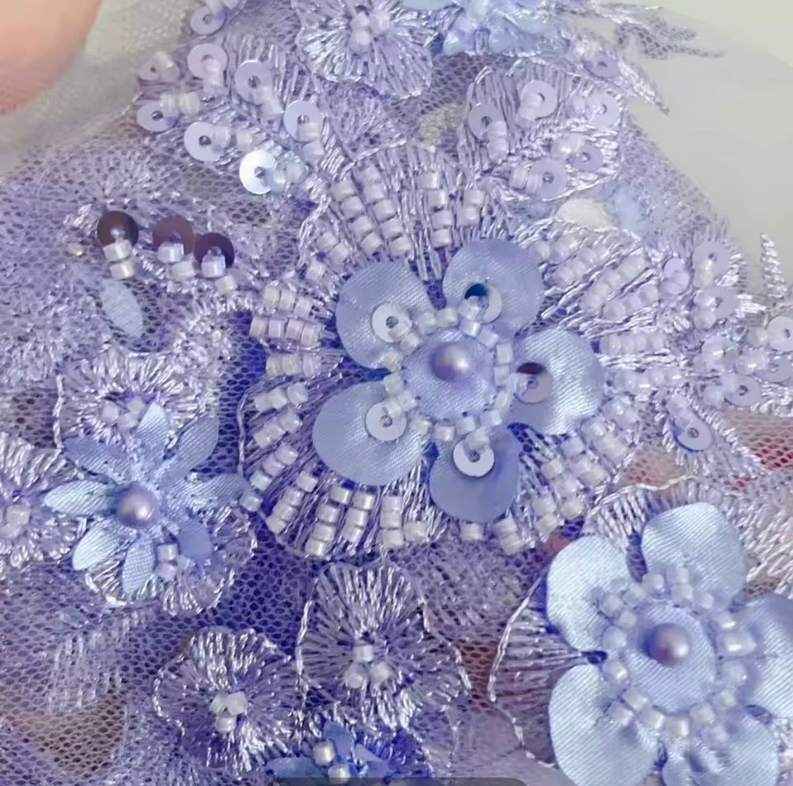 Beaded Appliqué Posy #2 - 3D#