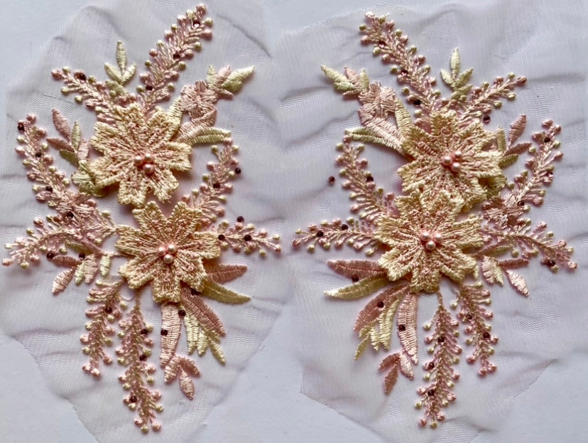 Pink and Peach Applique #1 - N3D#103