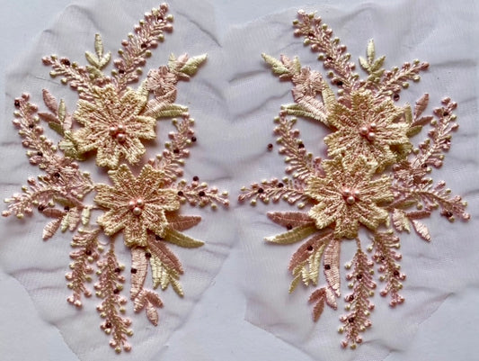 Pink and Peach Applique #1 - N3D#103