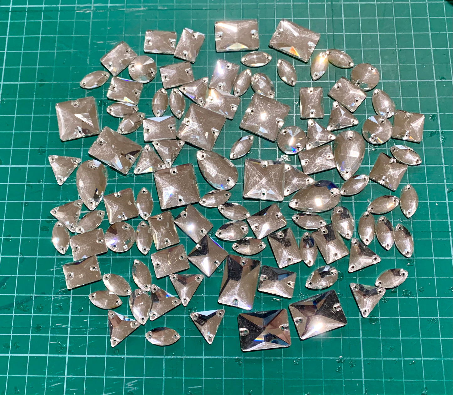 Clear Crystal  Mixed Bag 150grams- AAA