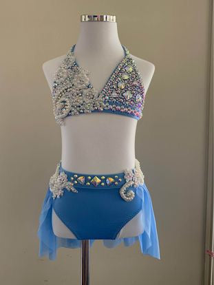 Blue 2 Piece Lyrical Size 6