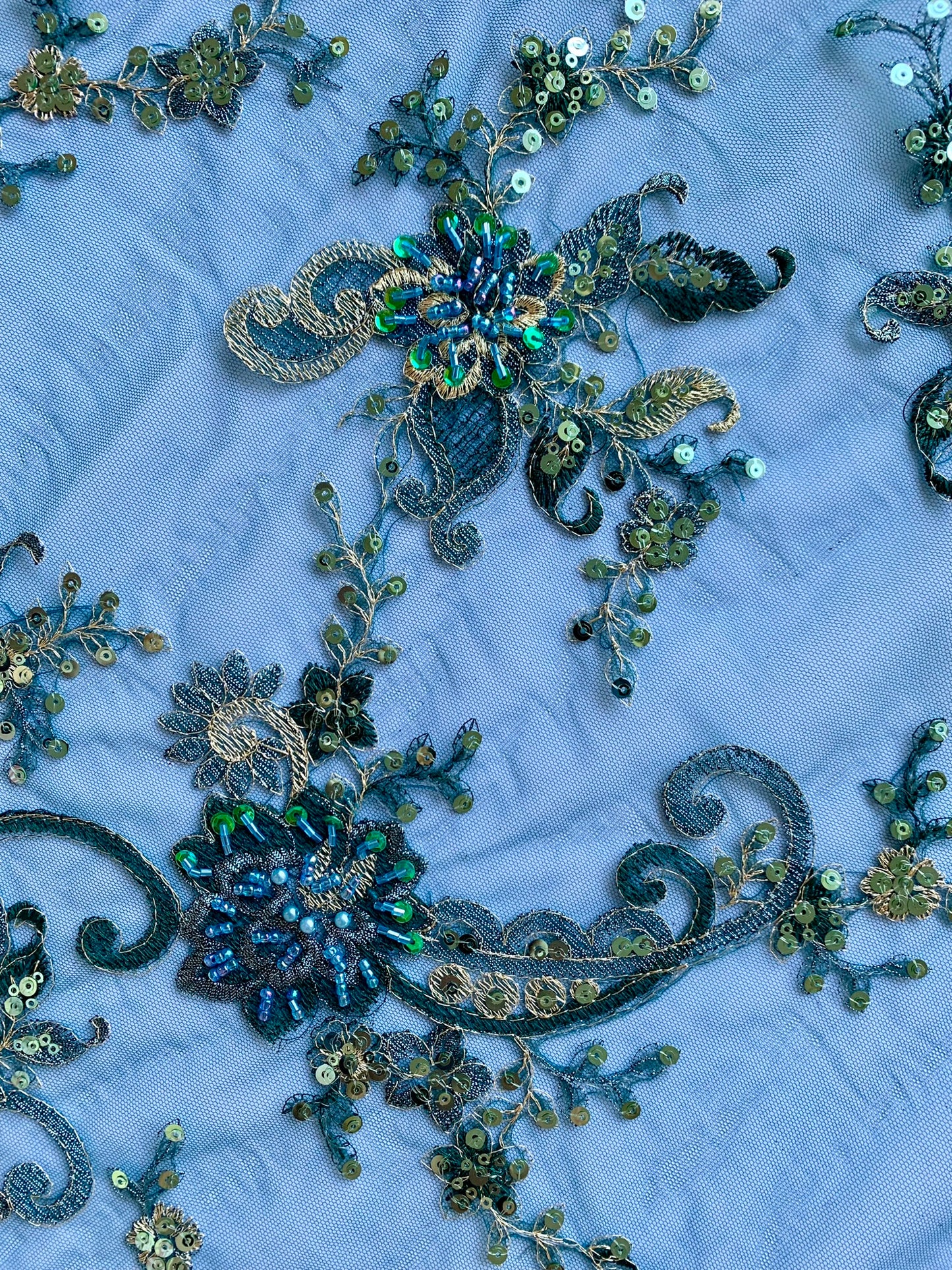 Beaded Lace Emily- Teal