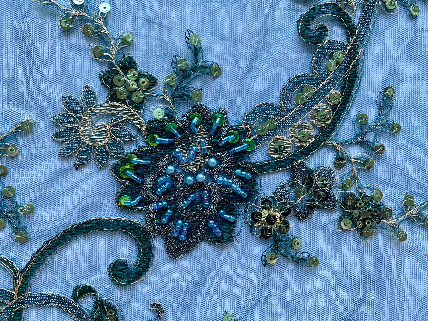 Beaded Lace Emily- Teal