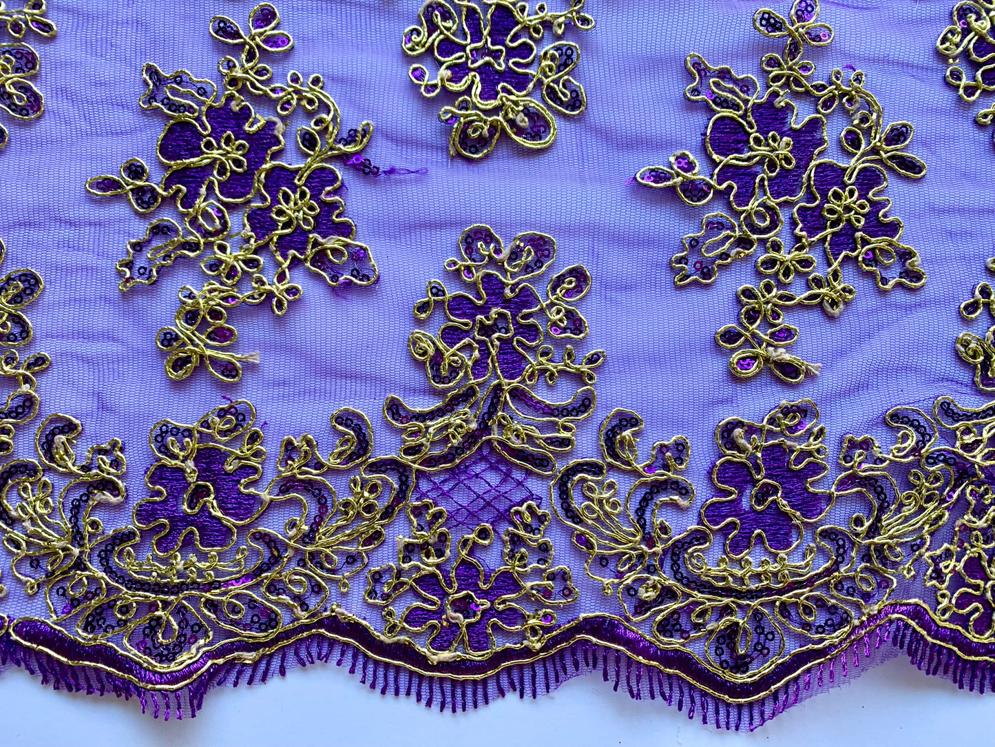 May Lace Border - Purple