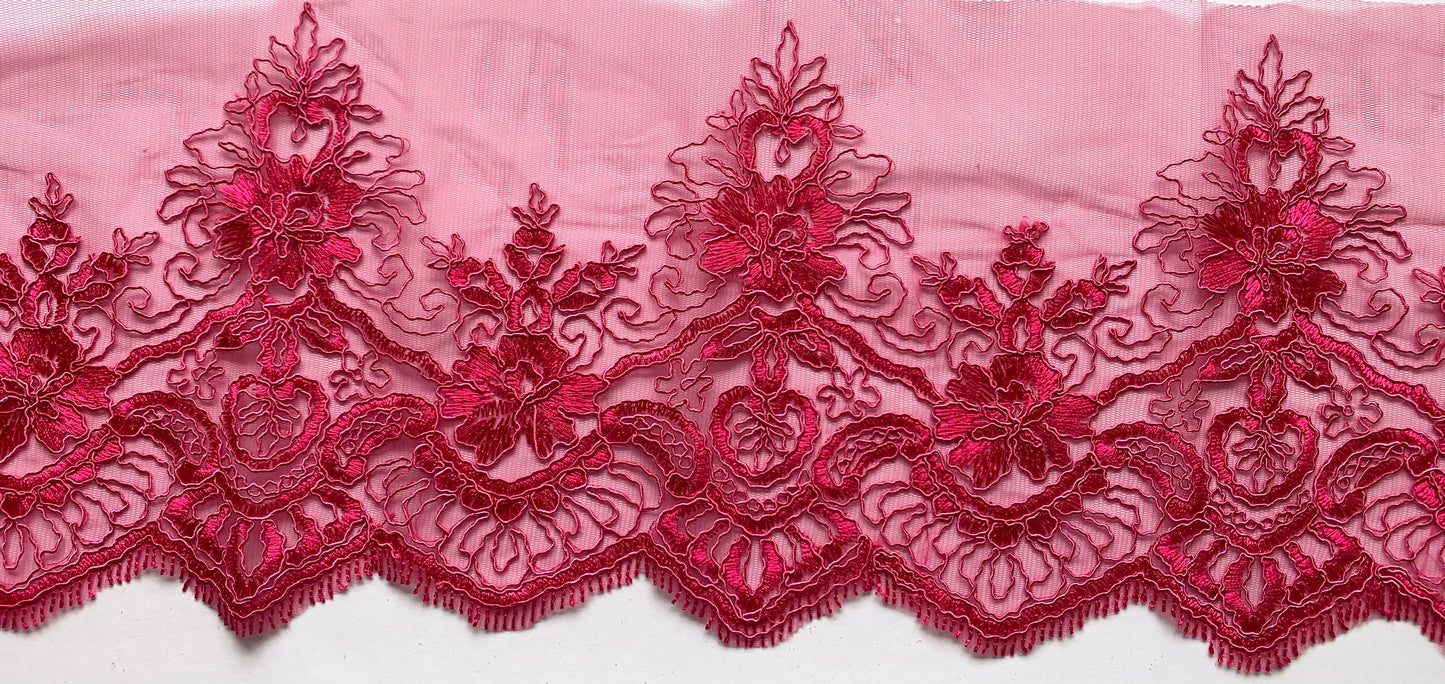 Rose Lace Border Trim- #1 - LBT#21