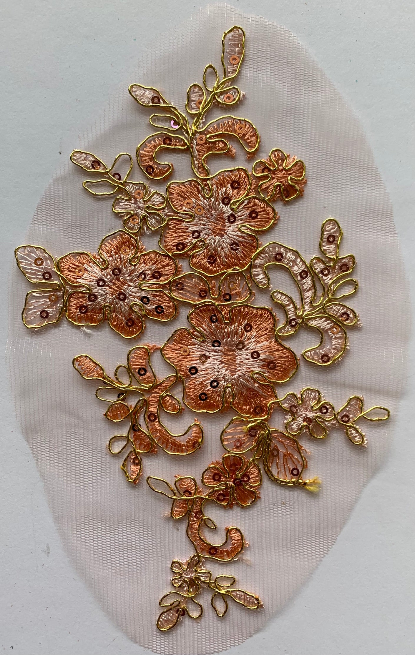 Apricot Lace Border Trim- #2 - LBT#29