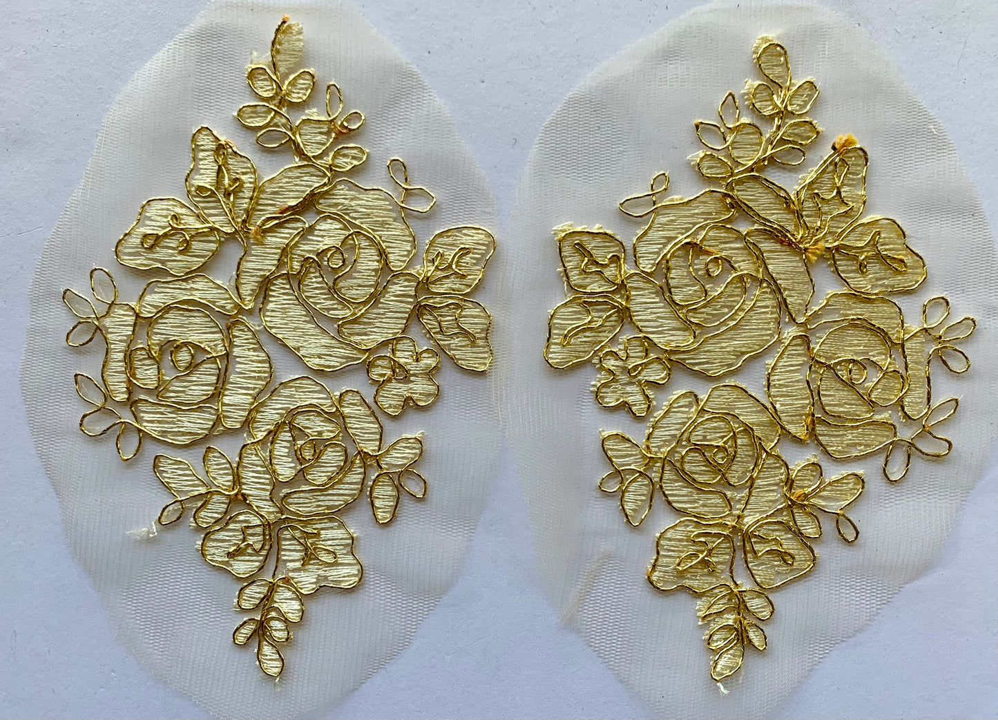 Light Gold Lace Border Trim- #2 - LBT#26