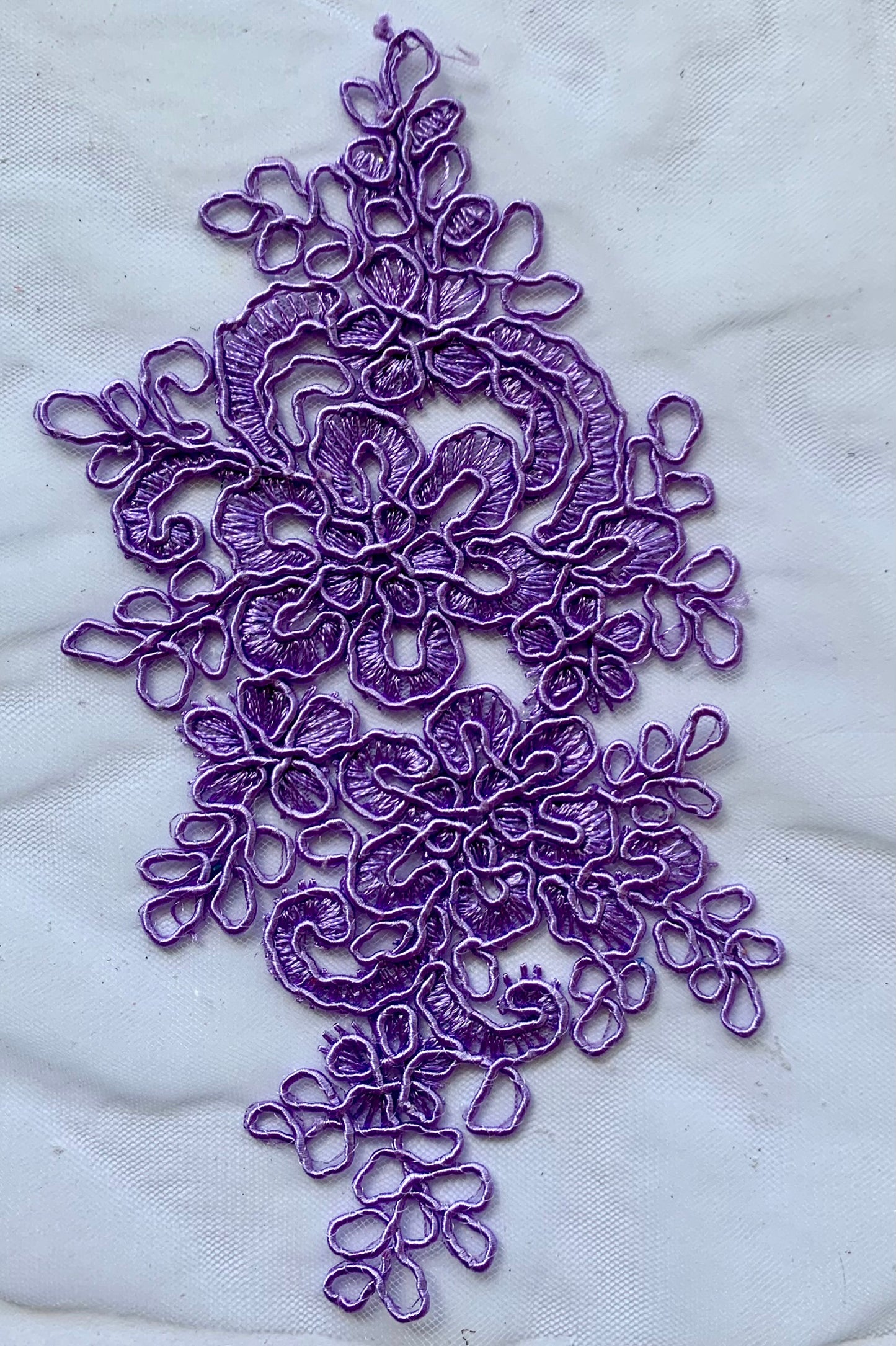 Violet Lace Border Trim - LBT#28