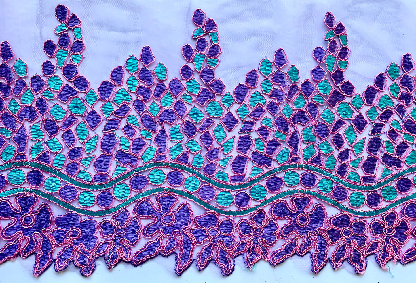 Purple and Mint Applique - NLA#28