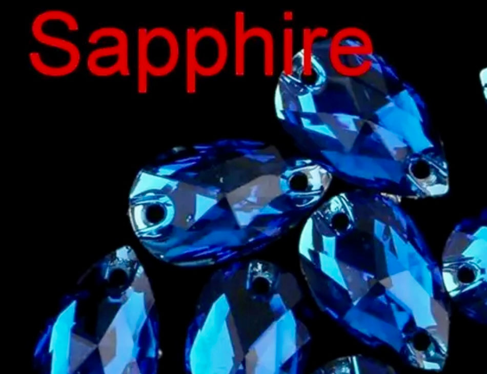 Acrylic Teardrop - Small - Sapphire