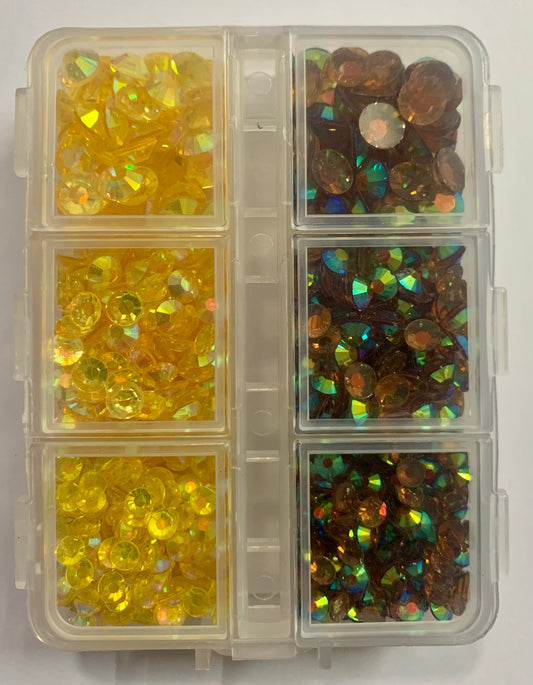 Topaz and Smoked Topaz Acrylic #23