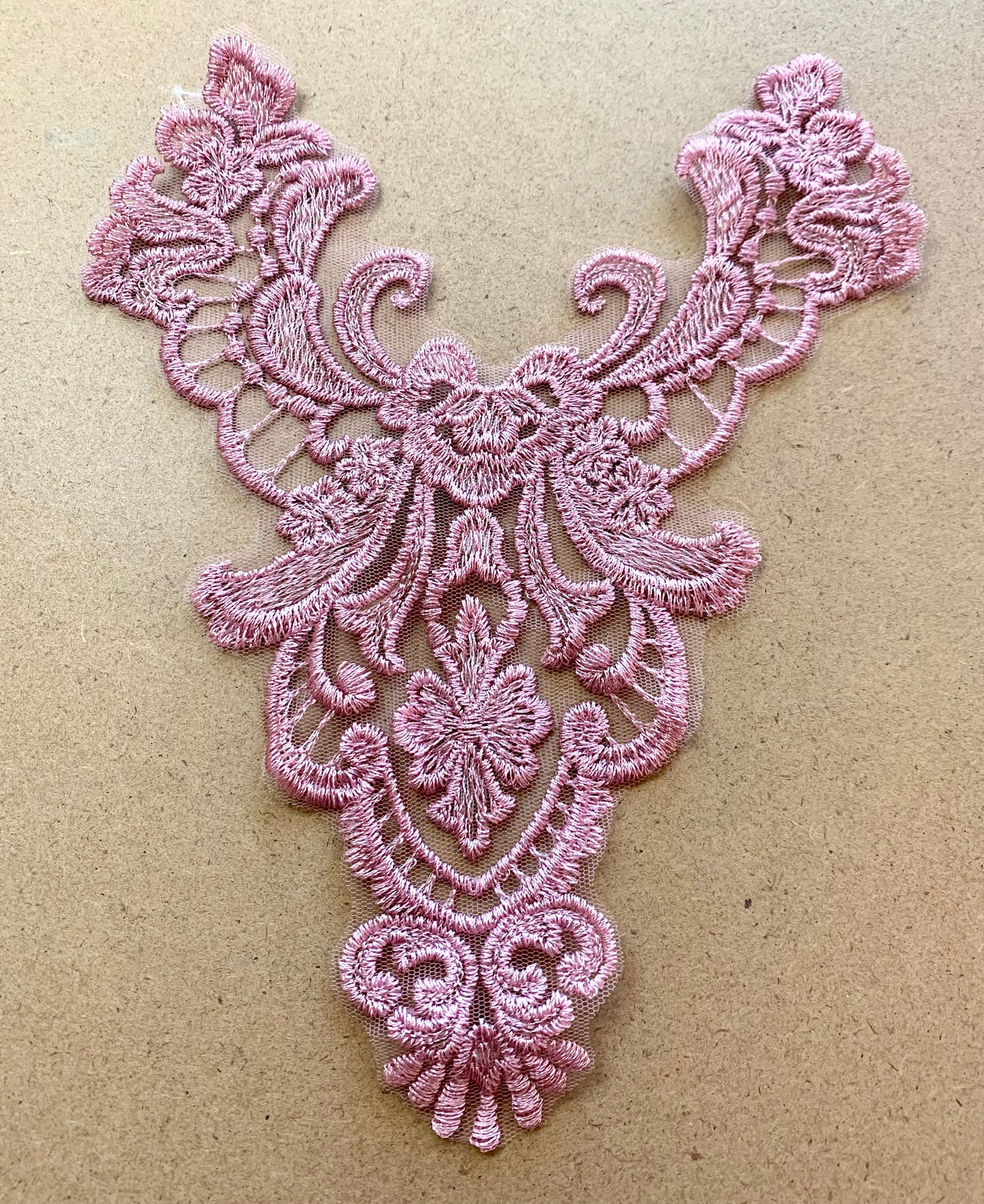 Embroidered Lace Applique #1 - 11 Colours