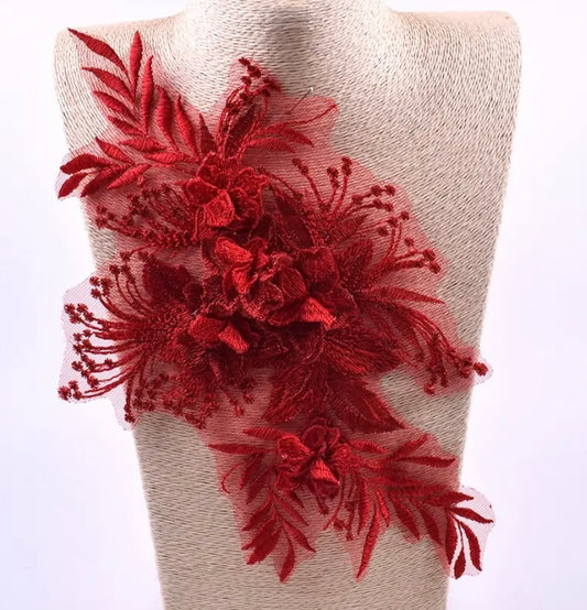 Medium Metallic Applique #2- 3D#45 - 5 Colours