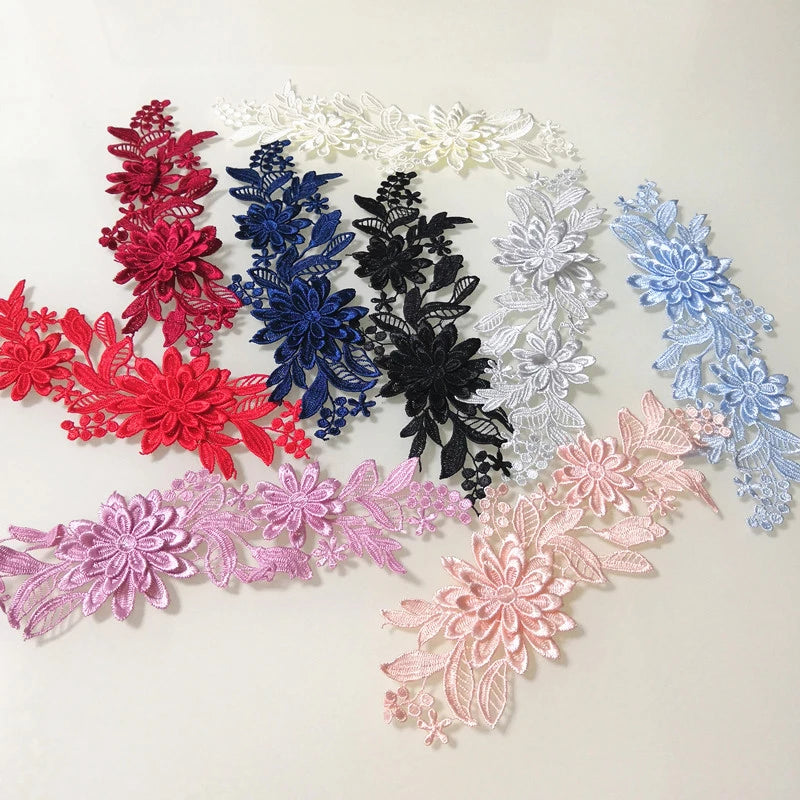 Beautiful 3D Flowers-Med - 10 Colours