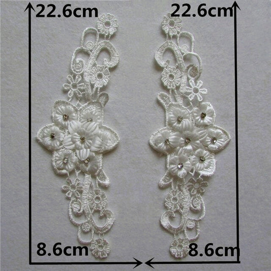 3D White Flowers #1 SML - 3D#71